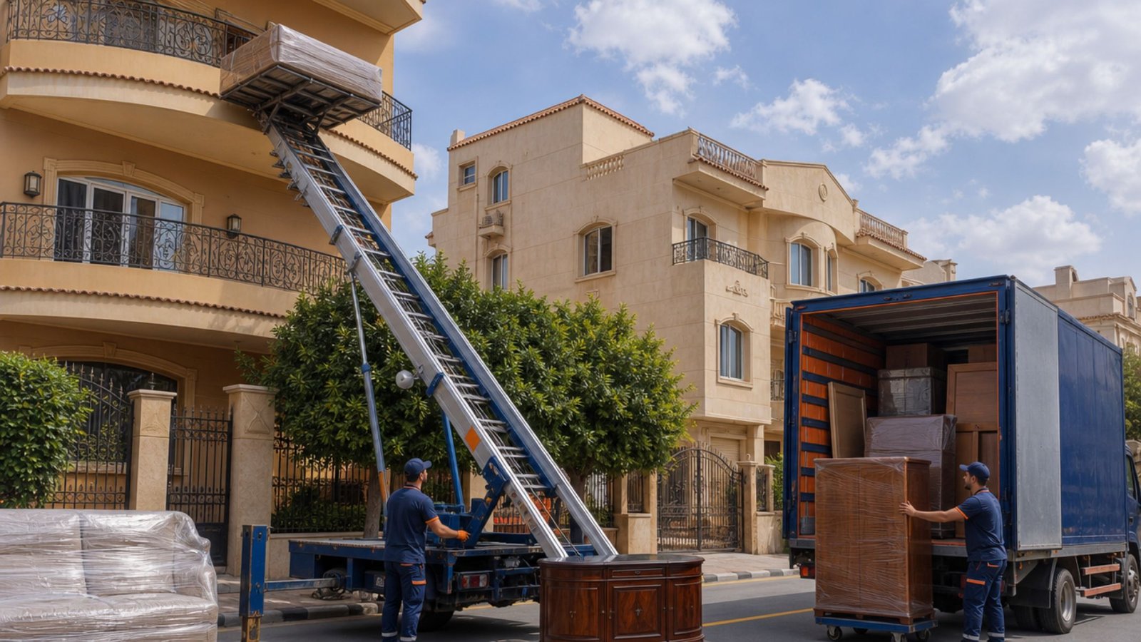 ونش رفع أثاث عند الحاجة