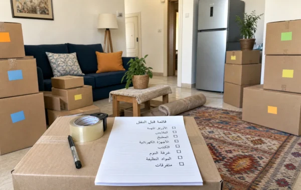 قائمة تجهيز قبل نقل الأثاث بيوم واحد