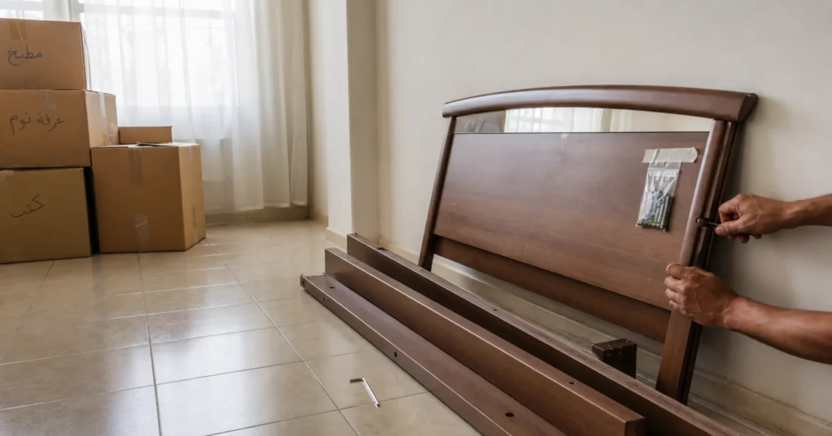 فك الأثاث قبل النقل: أي القطع تحتاج فكًا وأيها لا؟